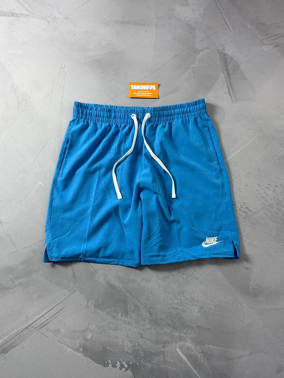 Shorts Tactel Nike Club Flow - Azul