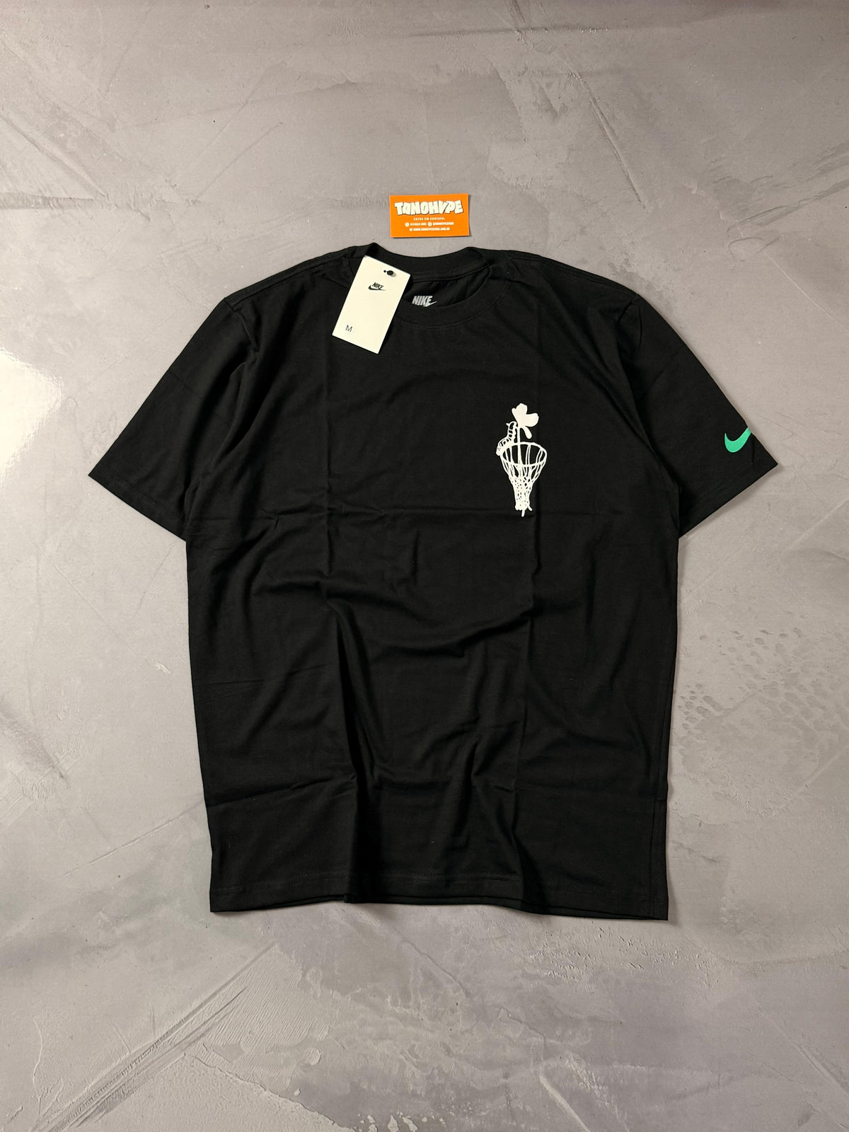 Camiseta Nike Hoops - Preta