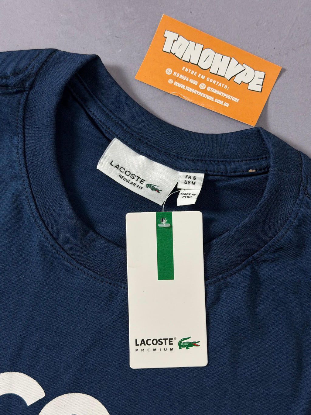 Camiseta Lacoste Live - Azul Marinho