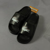 Chinelo Slide Lacoste - Preto