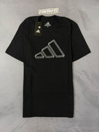 Camiseta Adidas Logo Vazada - Preto
