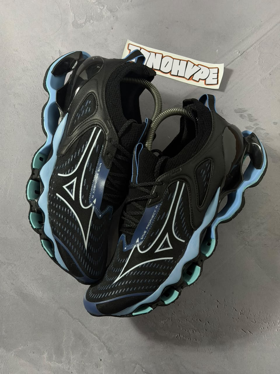 Tênis Mizuno Wave Prophecy 14 - Black Blue