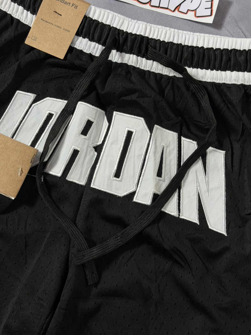 Shorts Jordan Diamond Dri Fit Logo - Preto