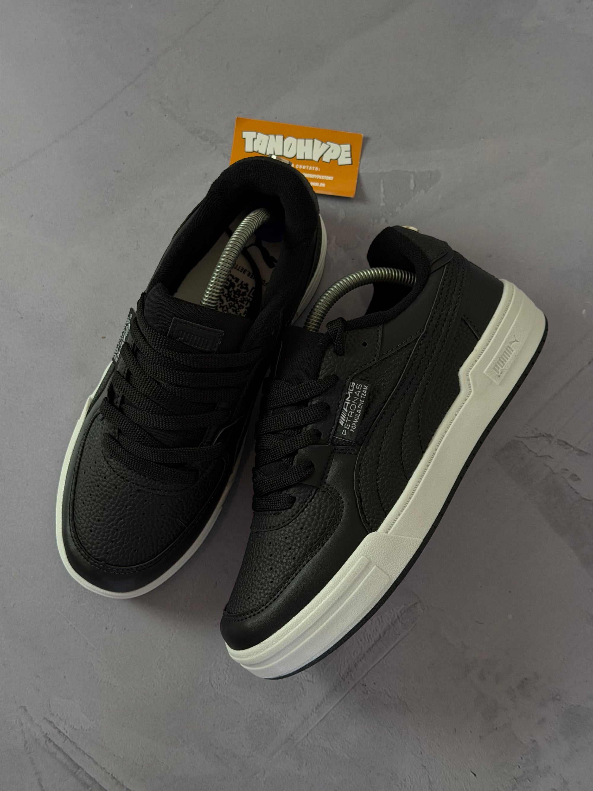 Tênis Puma Ca Pro AMG Mercedes - Preto e Branco