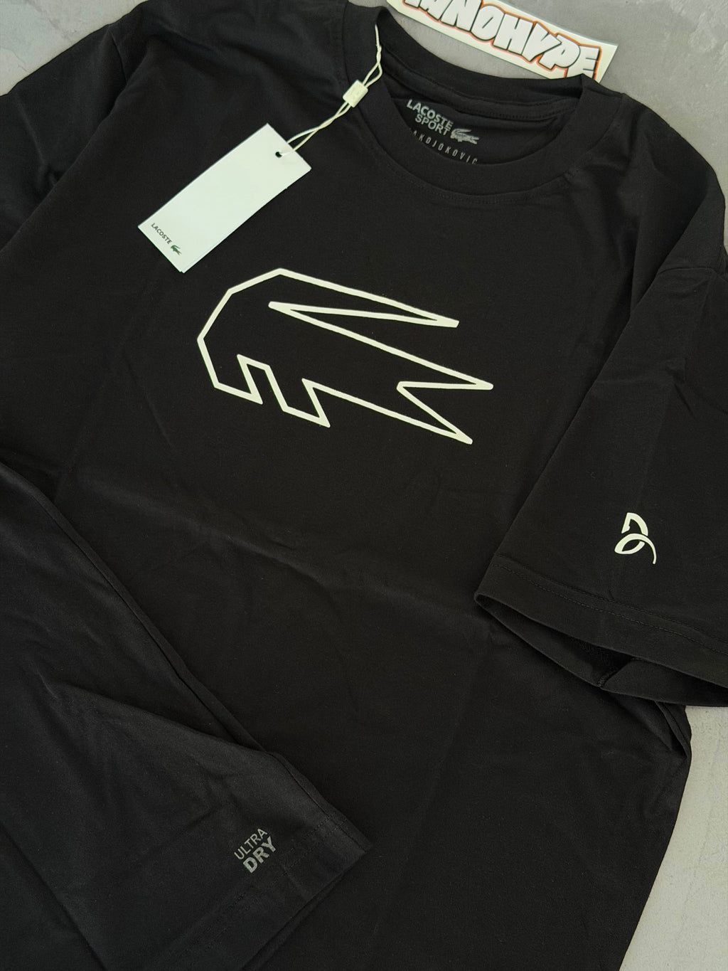 Camiseta Lacoste x Djokovic 02 - Preto