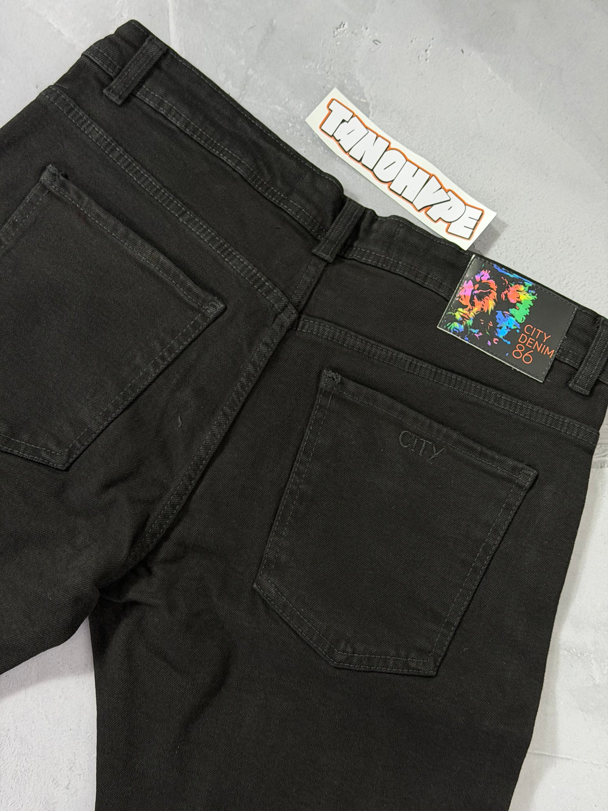 Calça Jeans City Denim - Preto 02