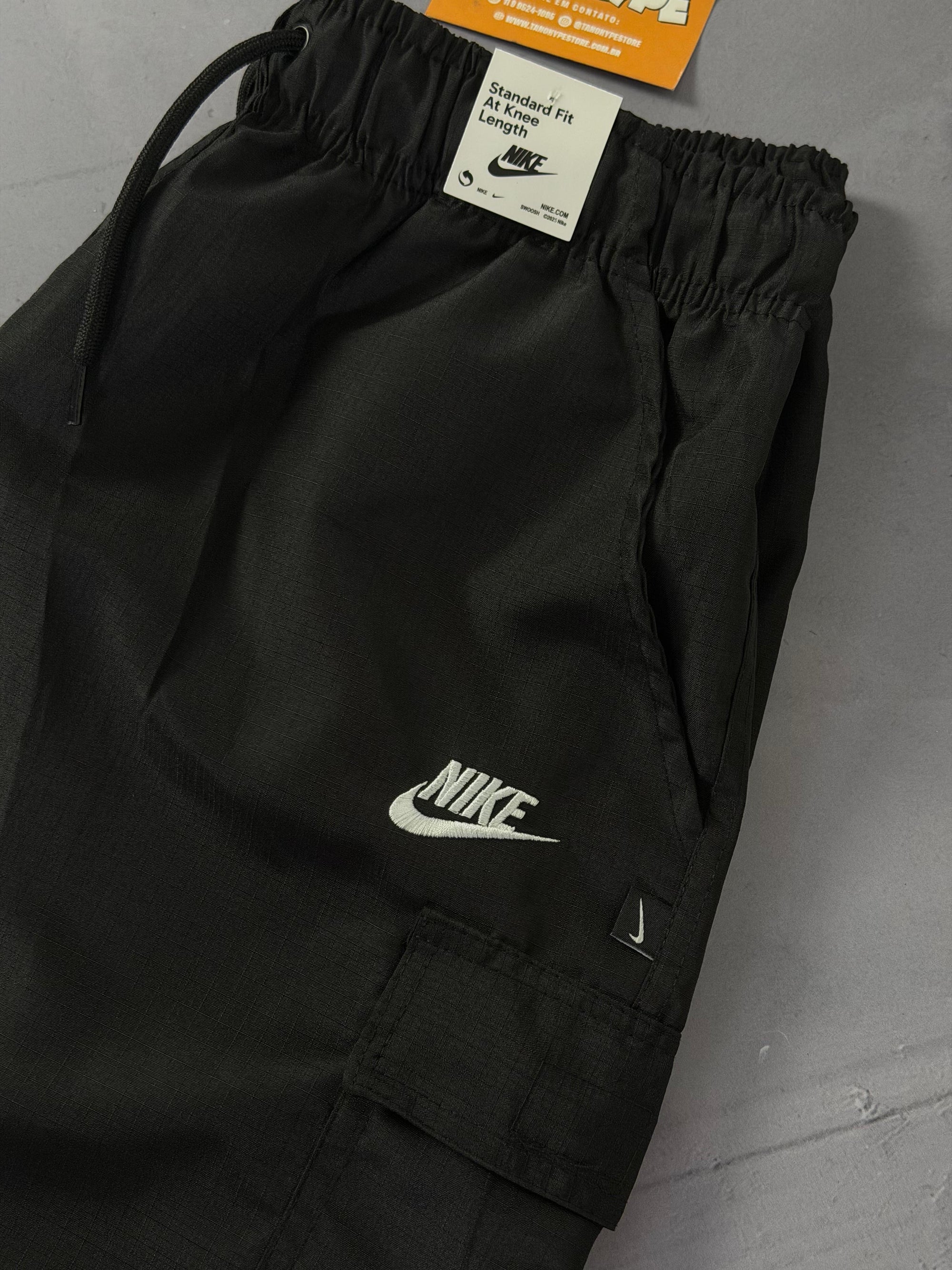 Shorts Ripstop Cargo Nike - Preto