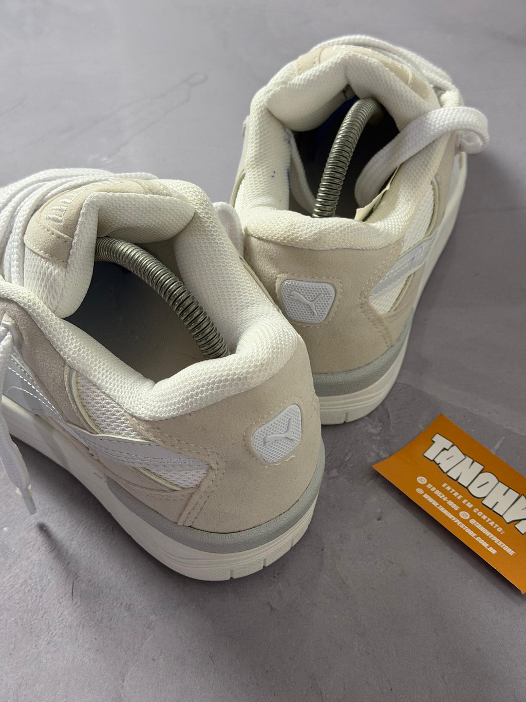 Tênis Puma 180 - Branco Bege