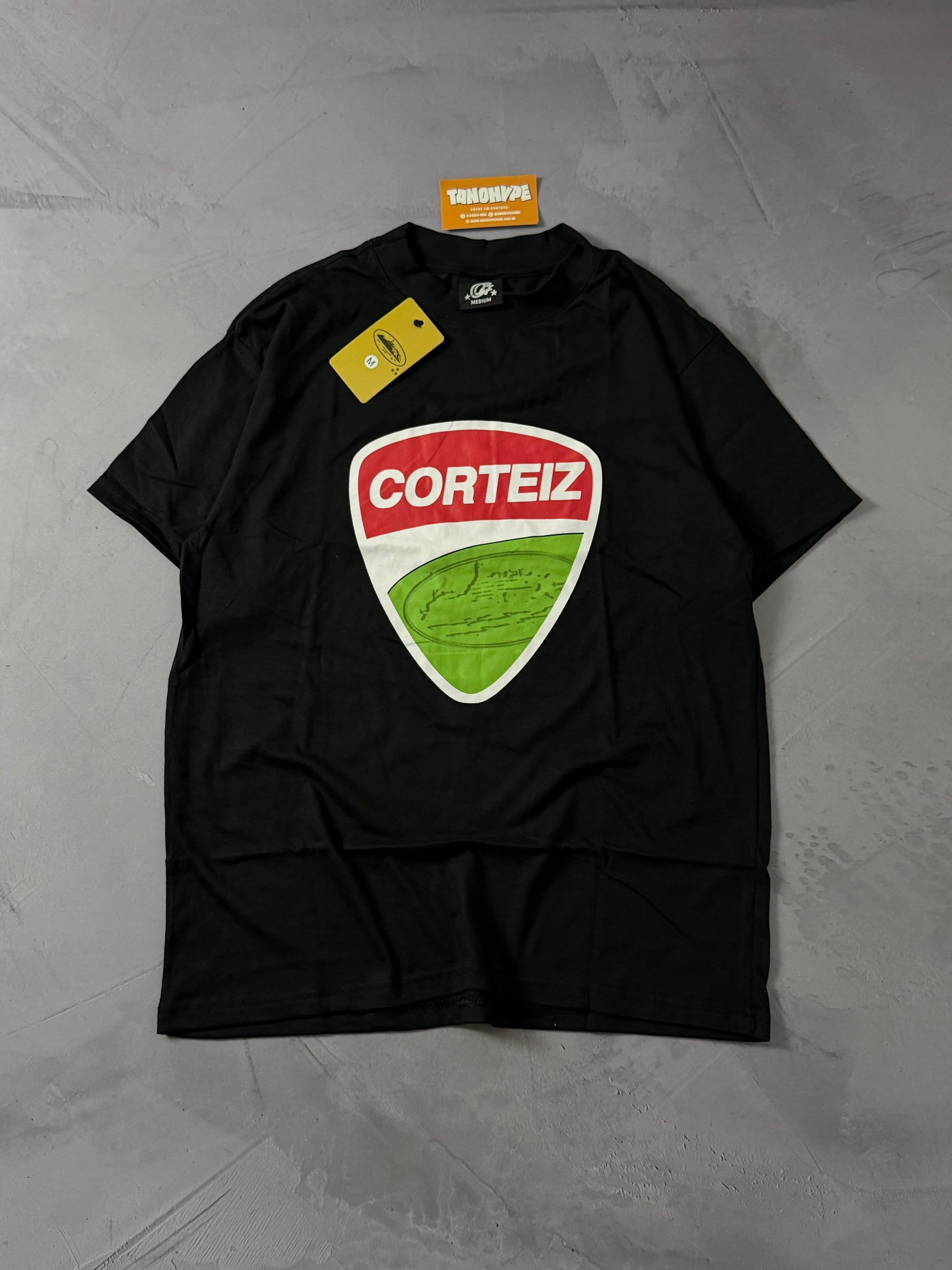 Camiseta Corteiz Alcatraz - Preto
