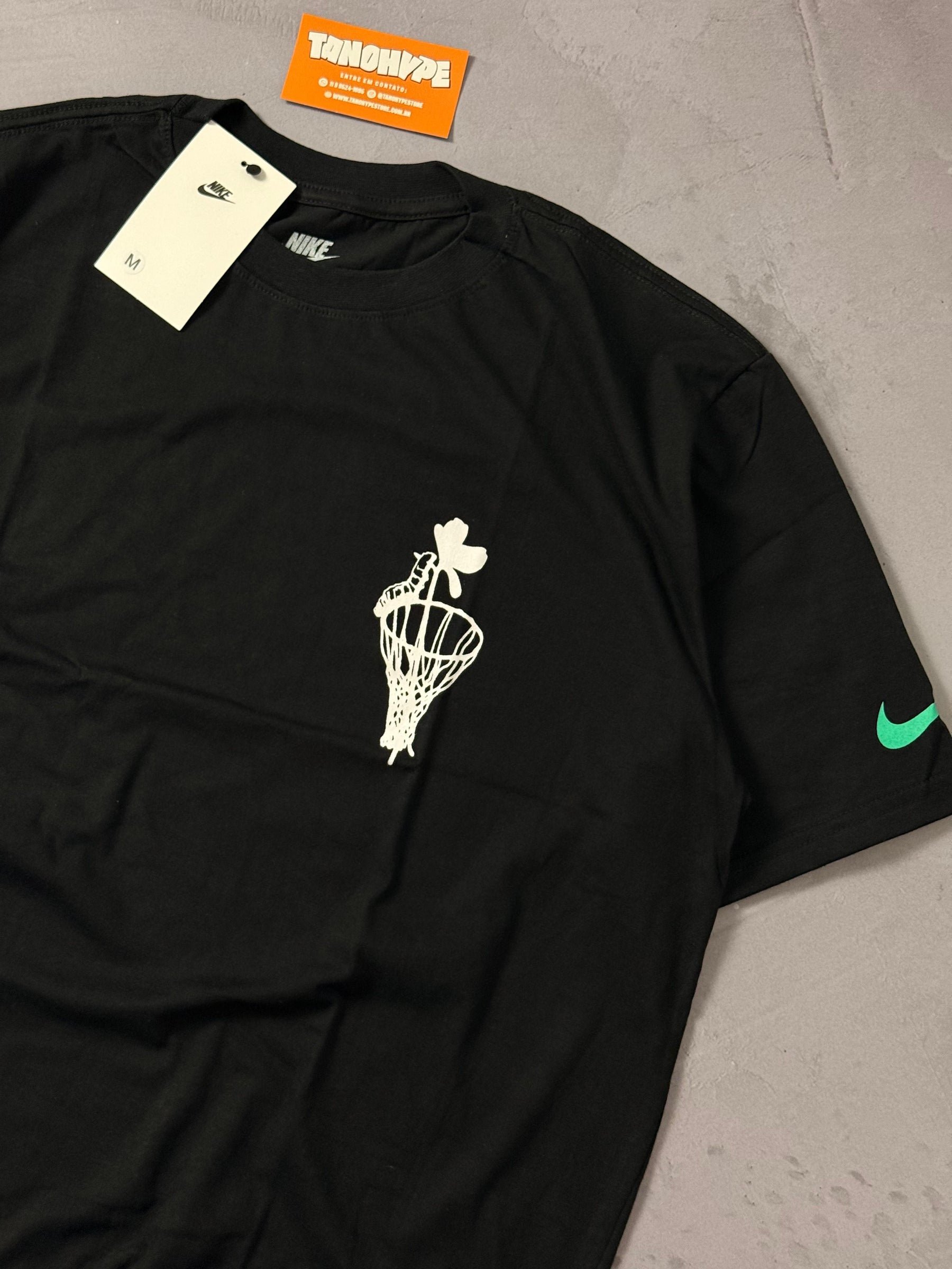 Camiseta Nike Hoops - Preta
