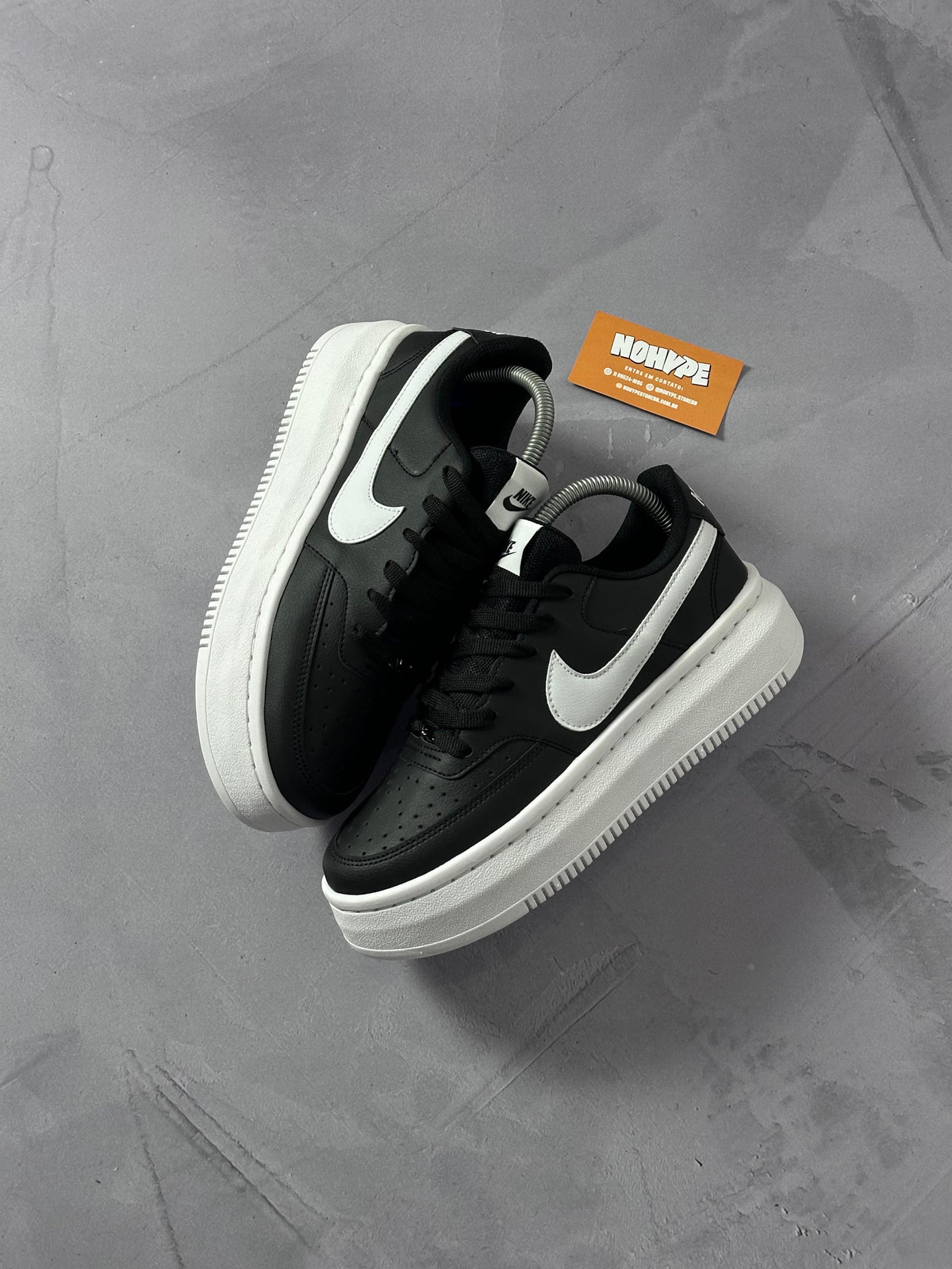 Tênis Nike Court Vision Alta - Preto