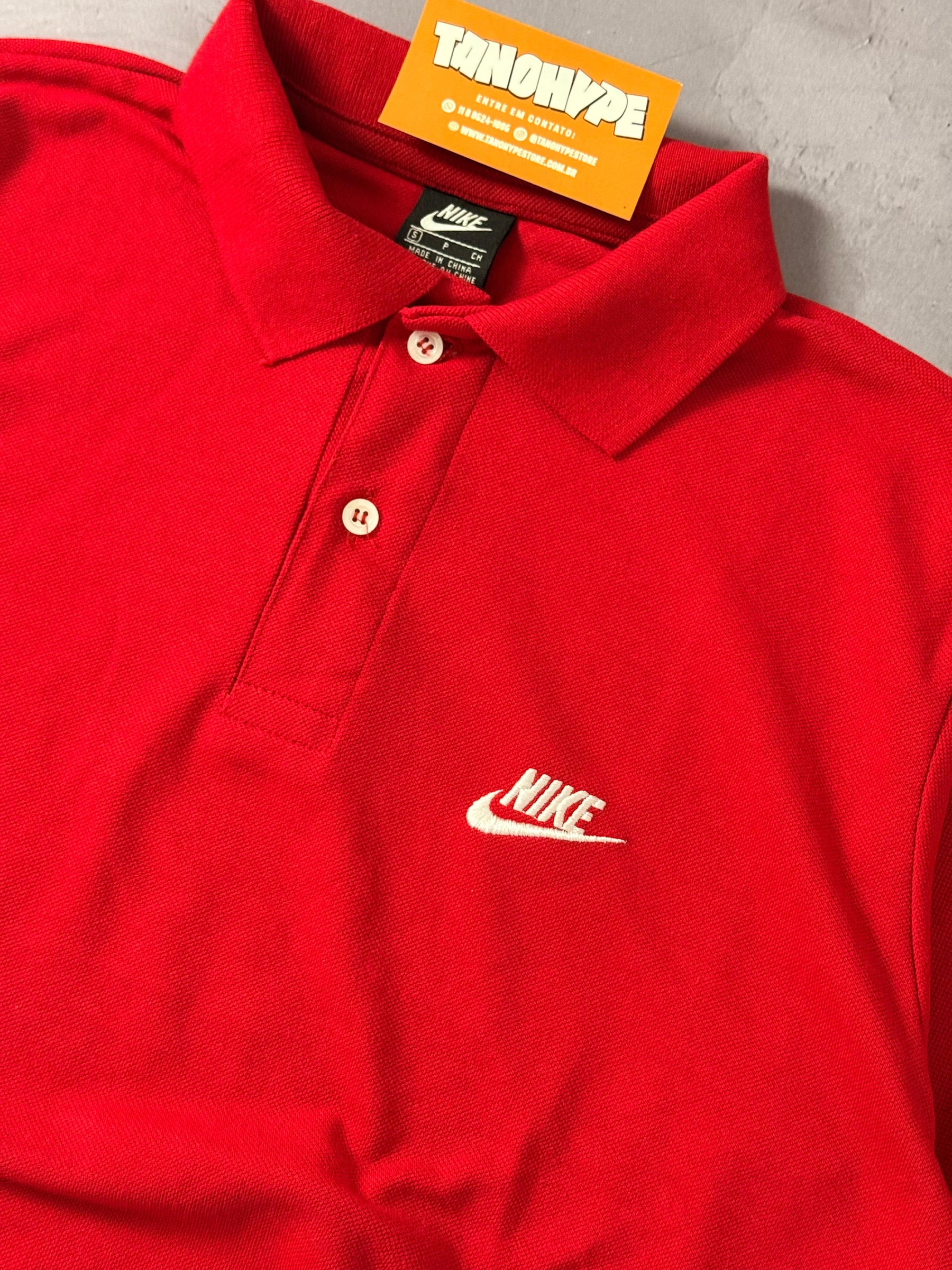 Polo Nike Sportswear - Vermelha