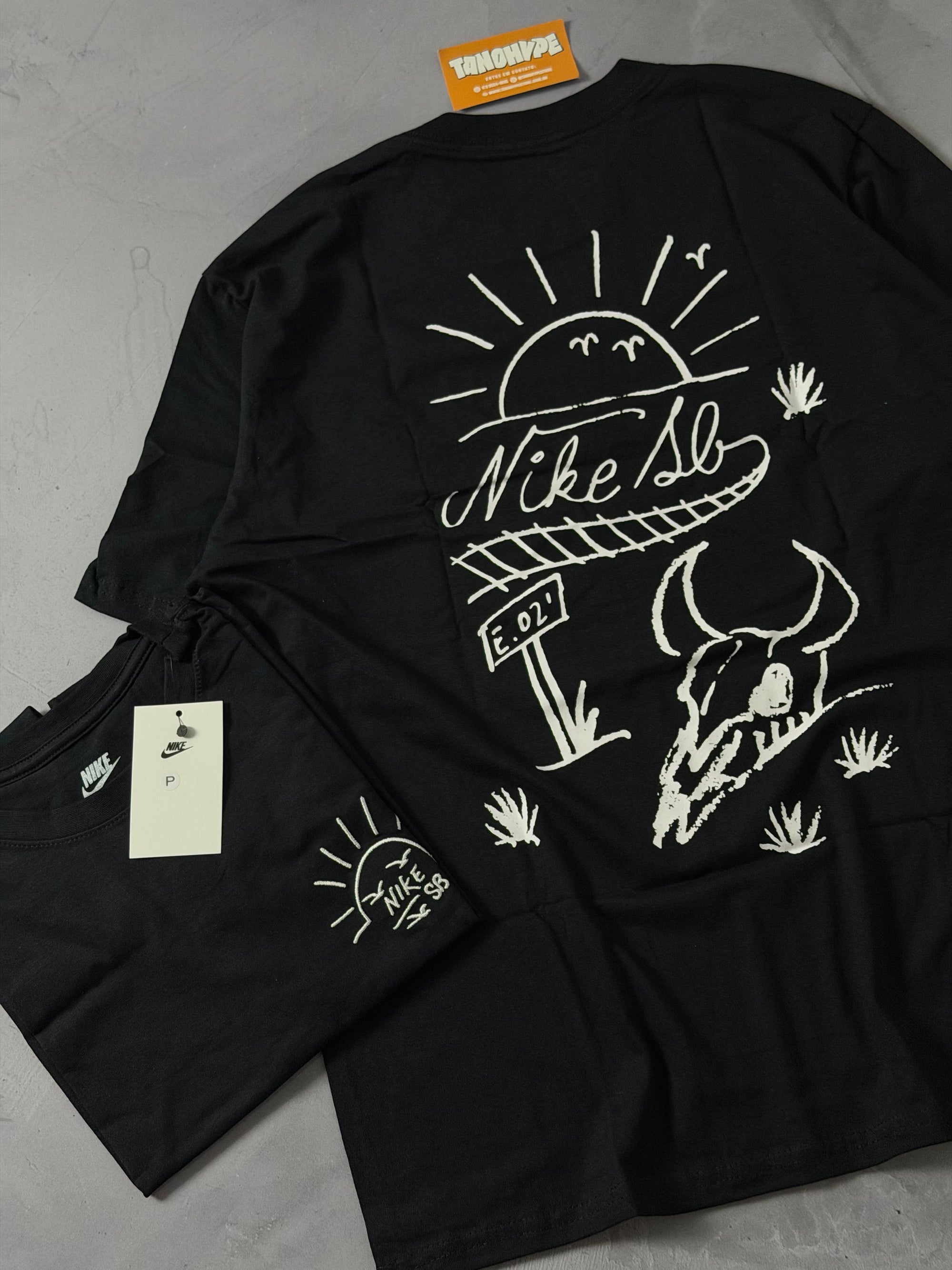 Camiseta Nike Sb Sunset 2.0 - Preto