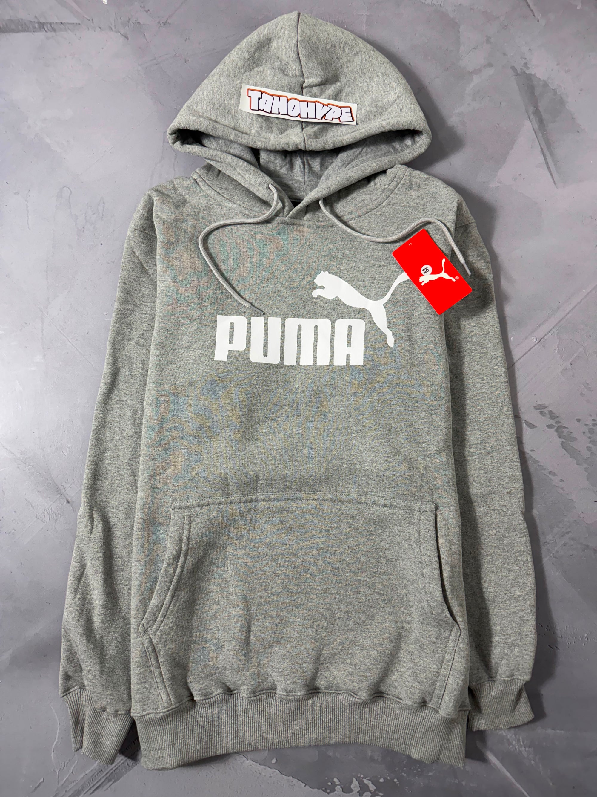 Moletom Puma Logo - Cinza