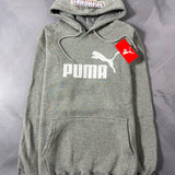 Moletom Puma Logo - Cinza