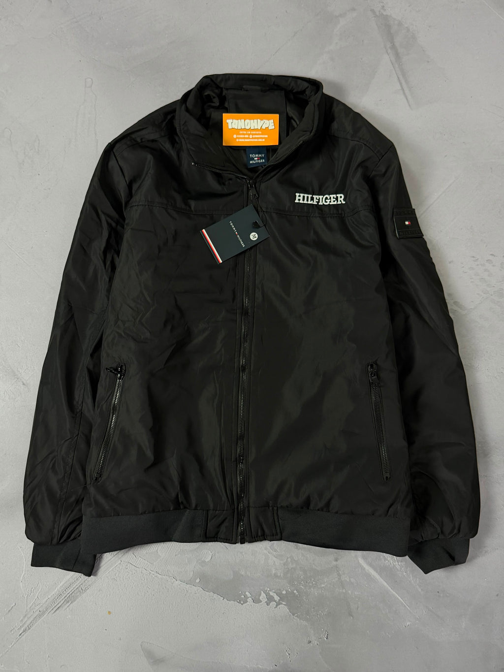 Jaqueta Velejador Tommy Hilfiger - Preto/Branco