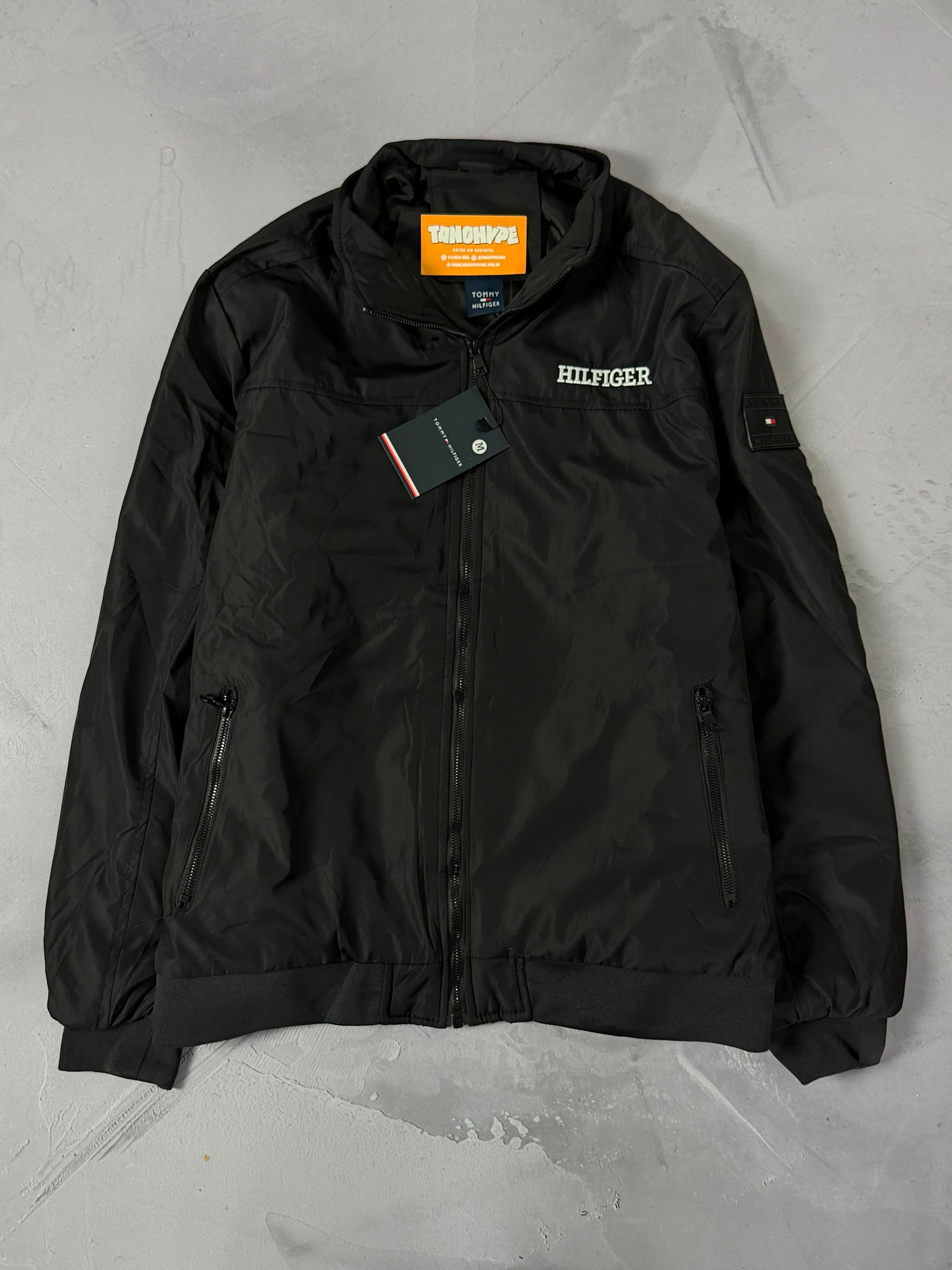 Jaqueta Velejador Tommy Hilfiger - Preto/Branco