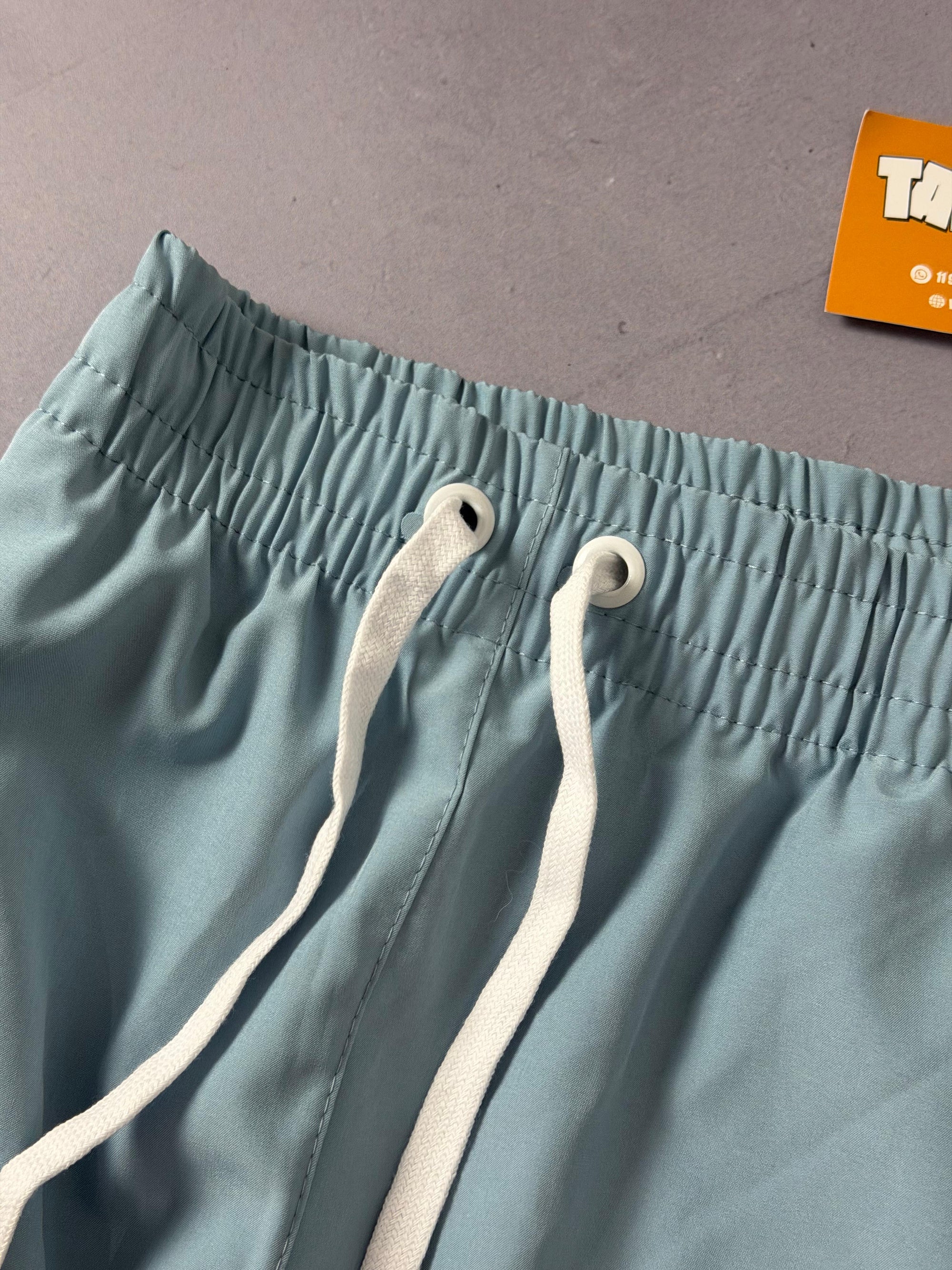 Shorts Tactel Nike Club - Azul Bebê