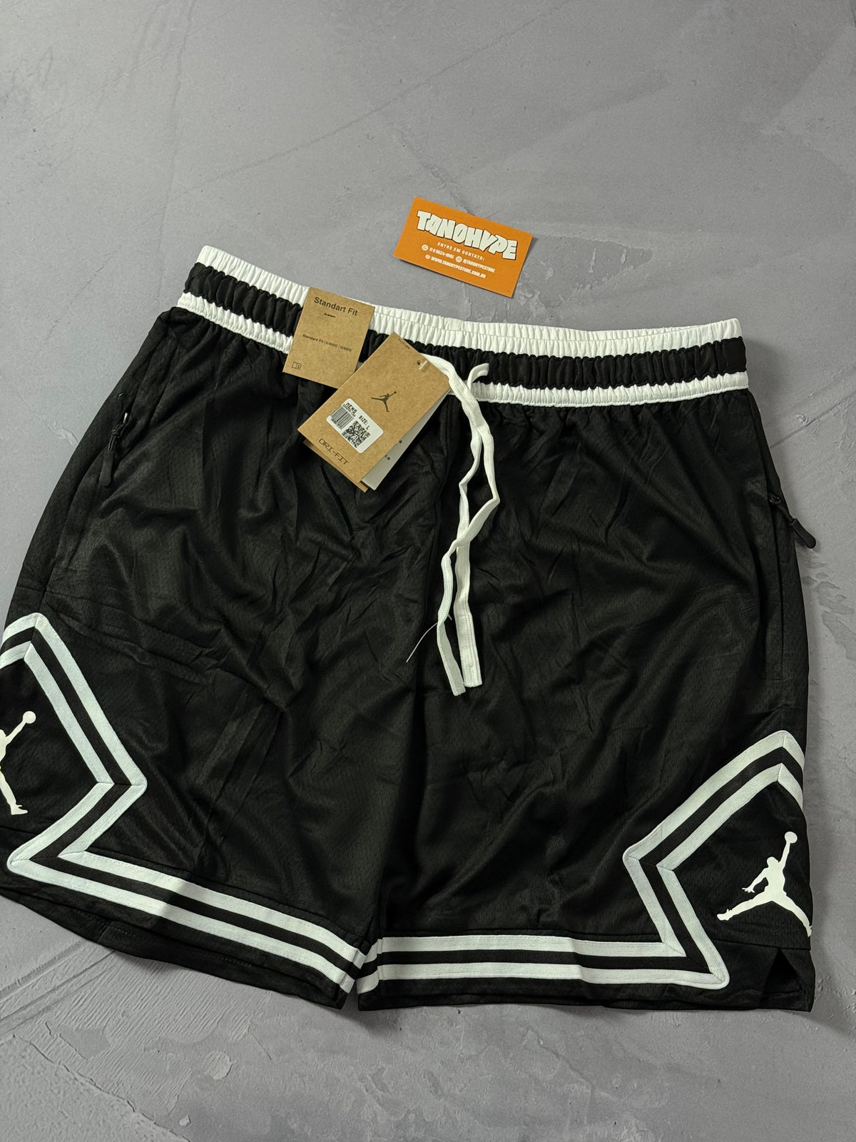 Shorts Jordan Diamond Dri Fit - Preto