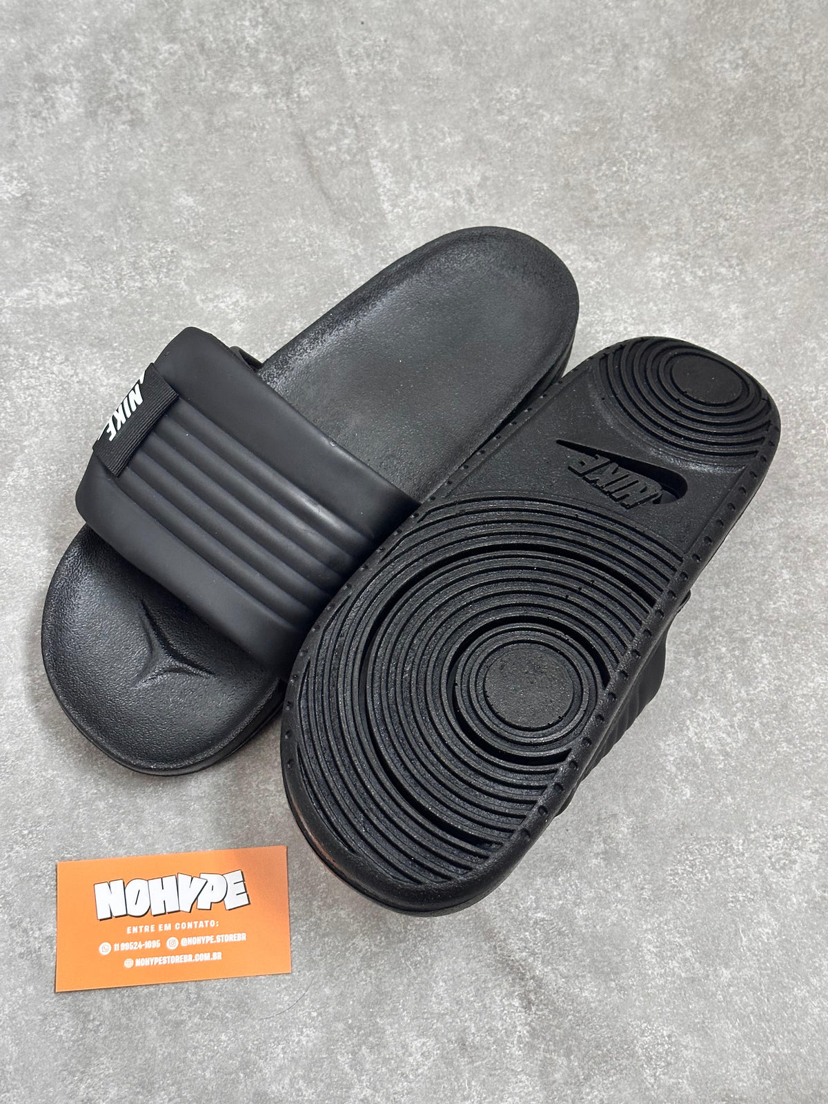 Chinelo Slide Nike Offcourt Adjust - Preto
