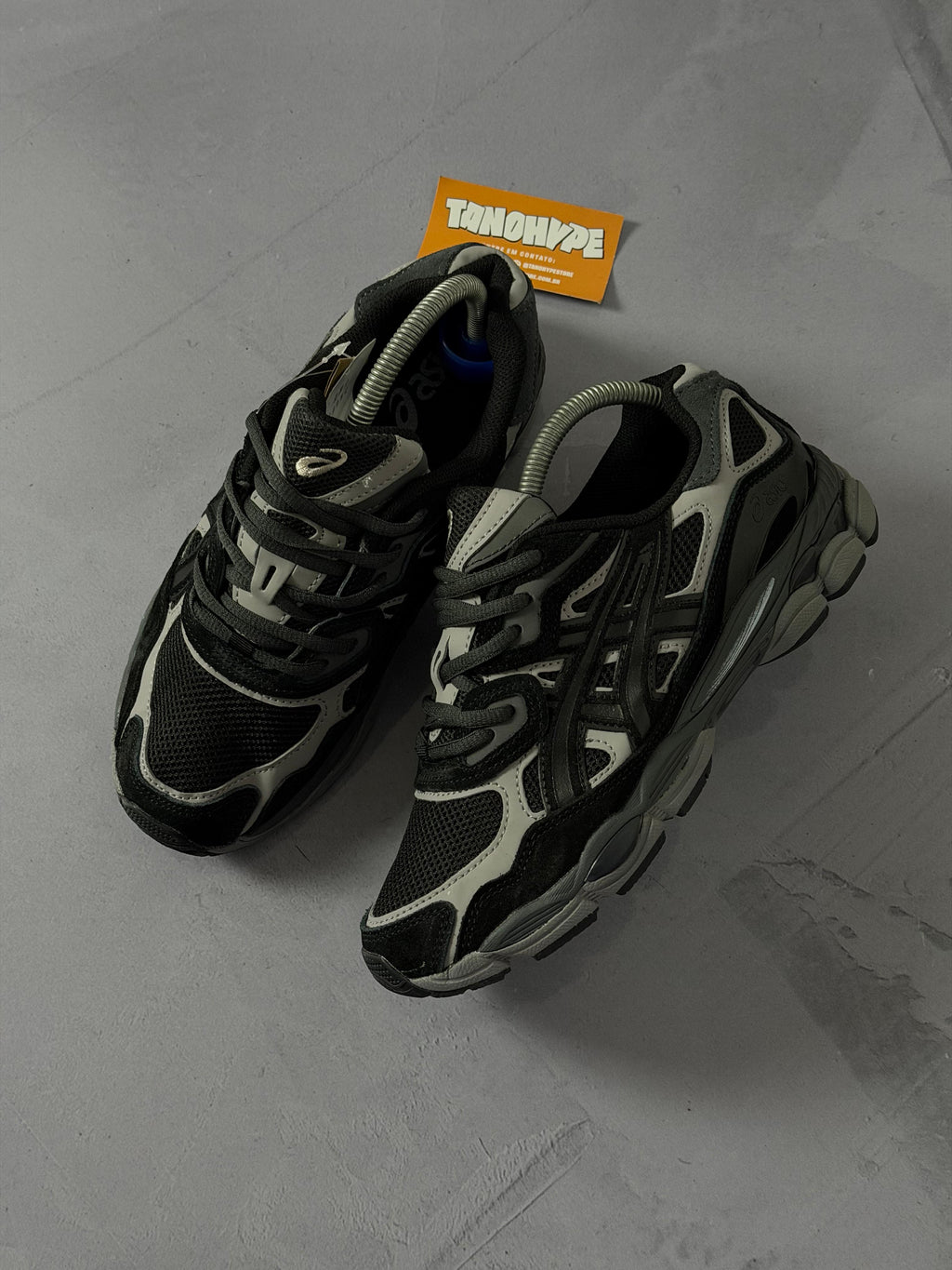 Tênis Asics Gel NYC - Black Gray