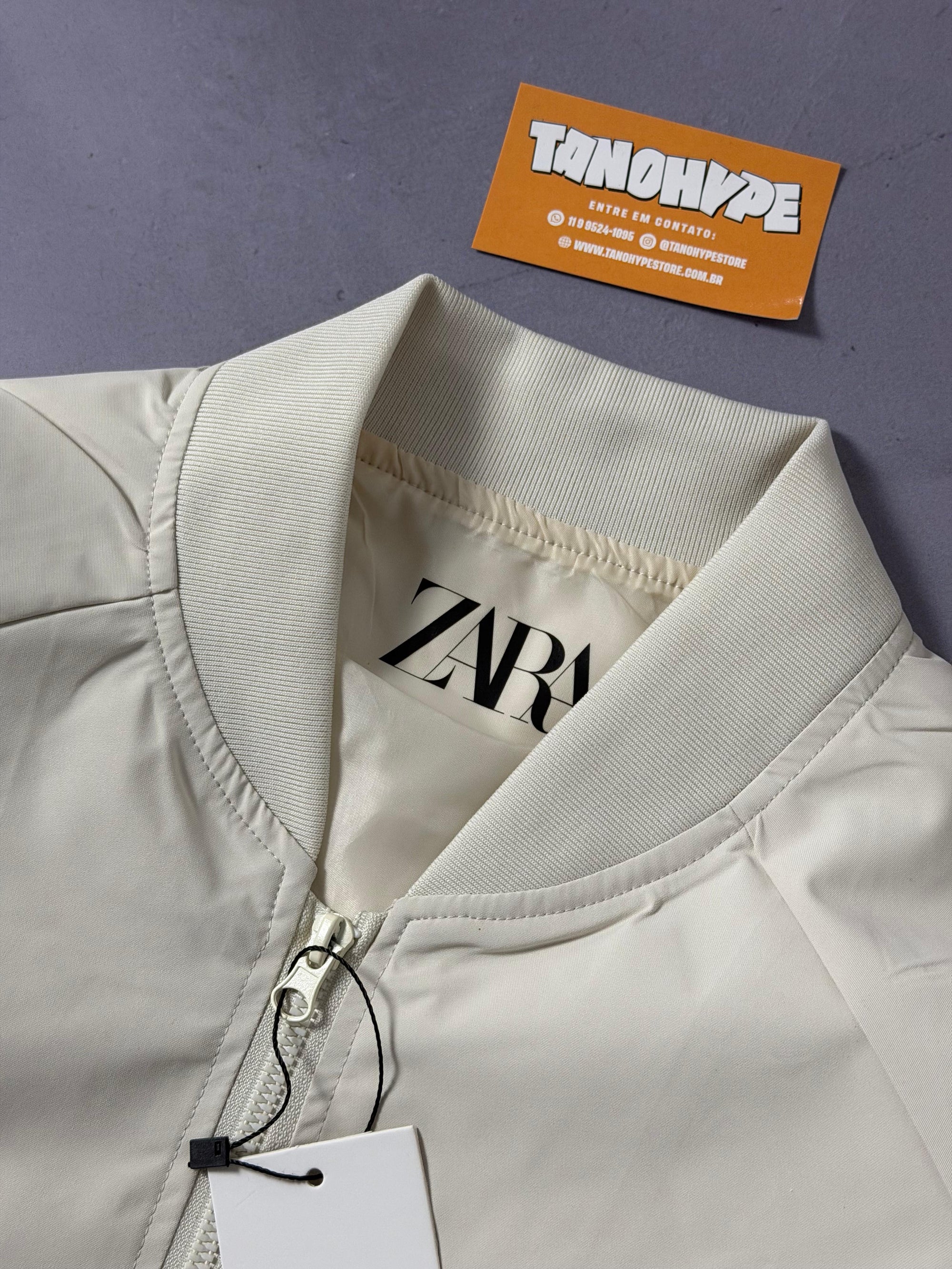 Jaqueta Zara Creme