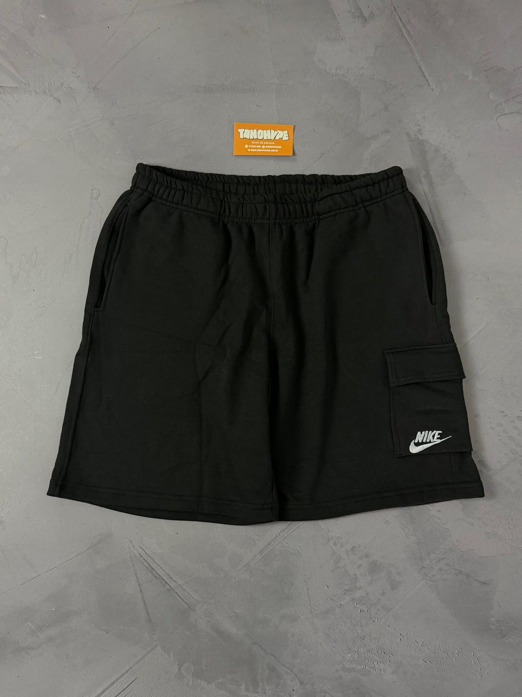 Shorts Moletom Cargo Nike Club - Preto