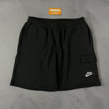 Shorts Moletom Cargo Nike Club - Preto