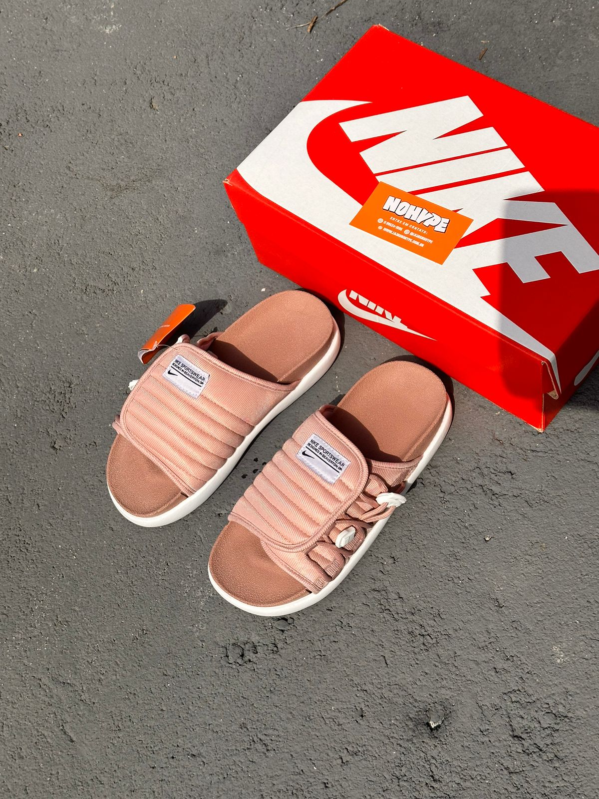 Chinelo Slide Asuna 2.0 Nike - Rosa