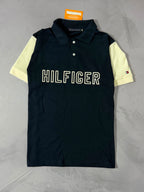 Polo Tommy Hilfiger - Azul/Creme