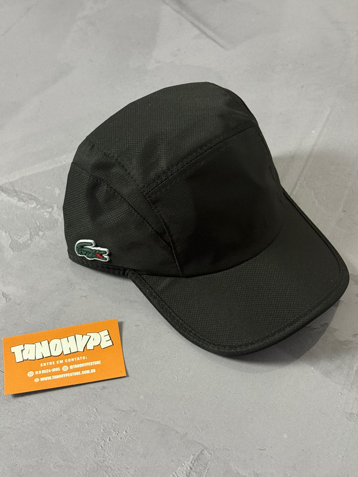 Boné Lacoste Five Panel - All Black