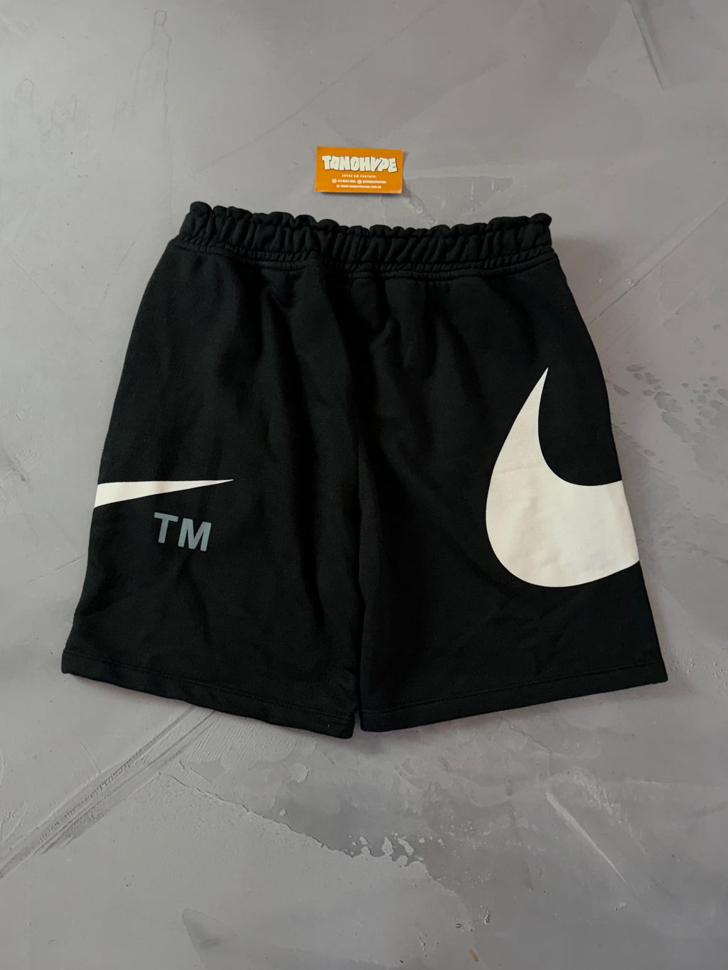 Shorts Moletom Nike Big Swoosh TM - Preto