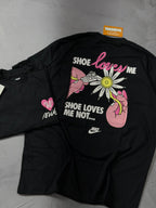 Camiseta Nike Shoes Love - Preta