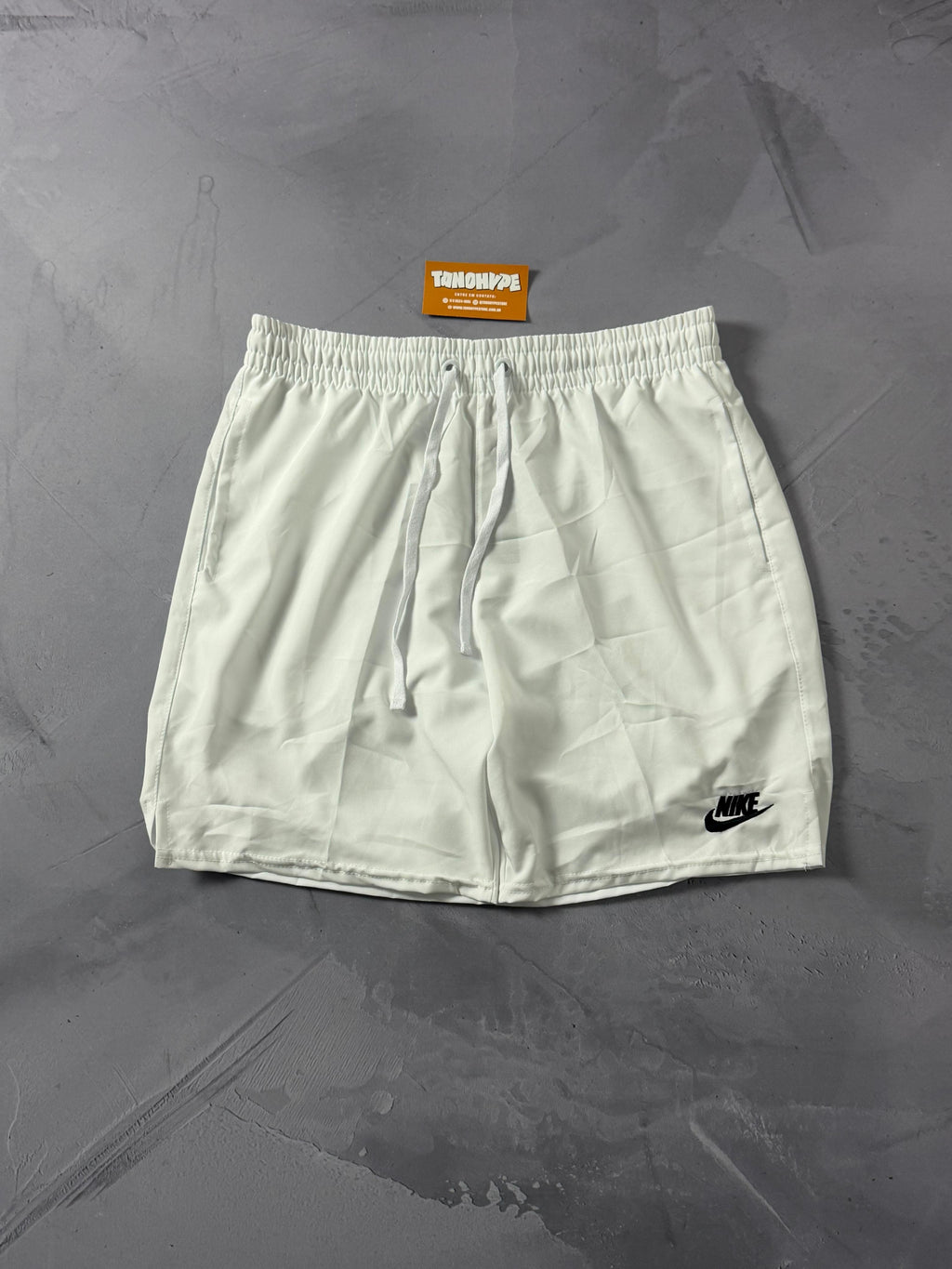 Shorts Tactel Nike Club Flow - Branco