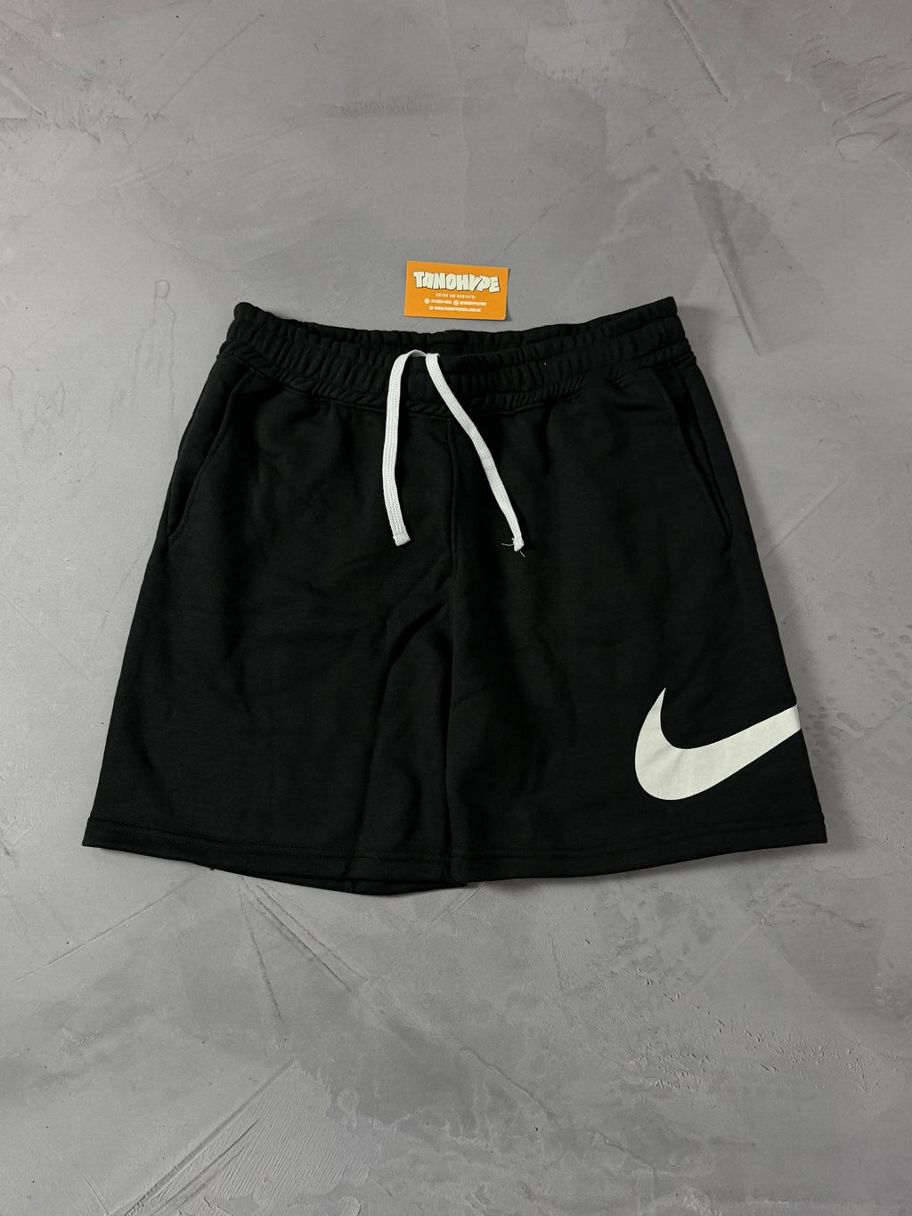 Shorts Moletom Nike Big Swoosh - Preto