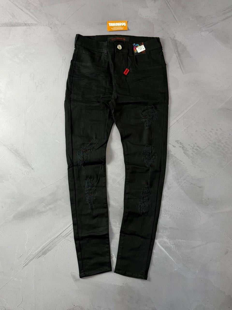 Calça Jeans City Denim - Preto