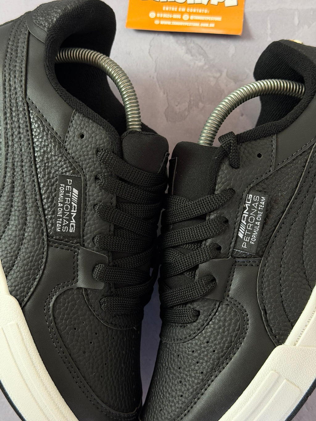 Tênis Puma Ca Pro AMG Mercedes - Preto e Branco
