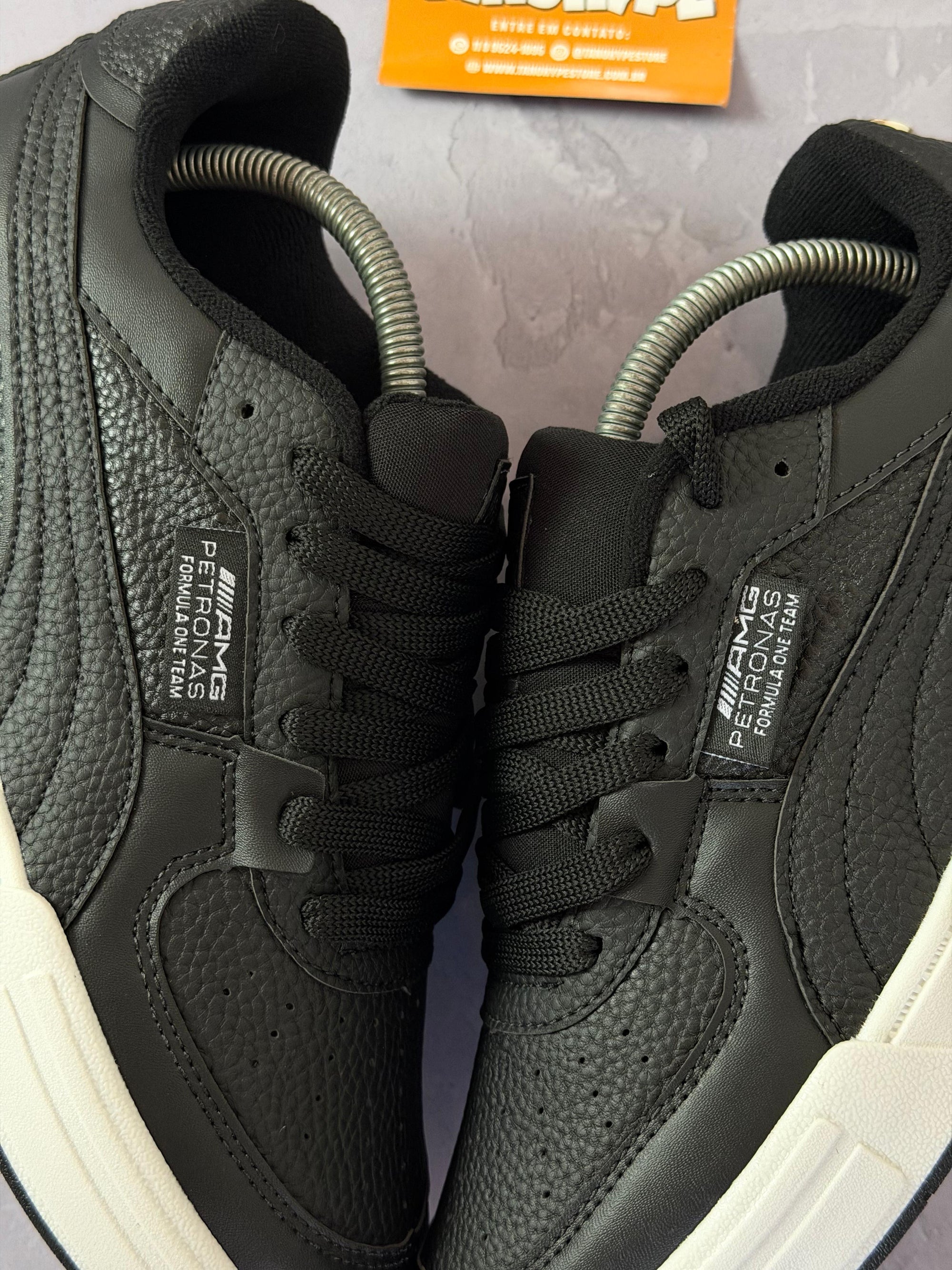 Tênis Puma Ca Pro AMG Mercedes - Preto e Branco