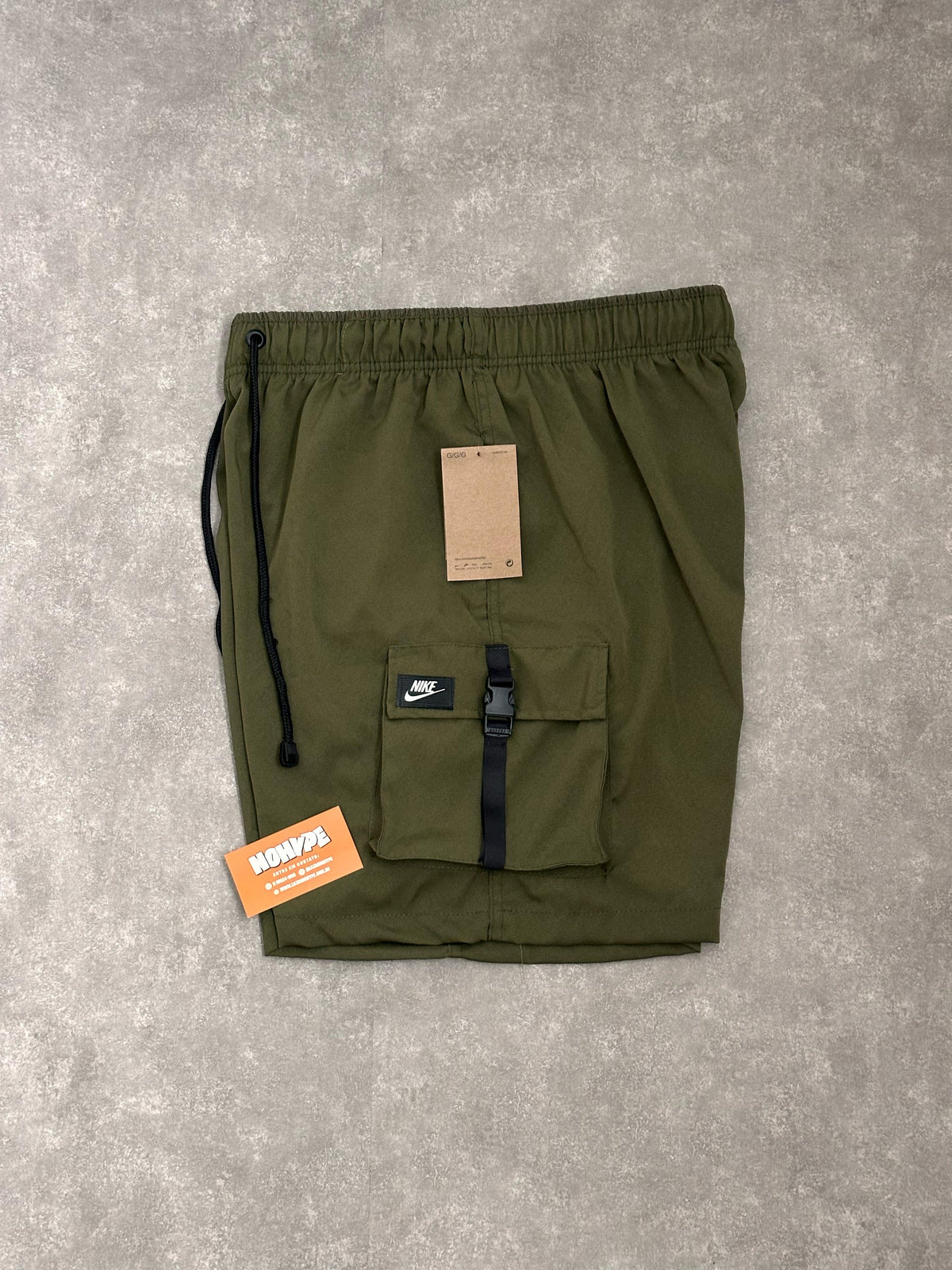Shorts Tactel Nike Cargo - Verde