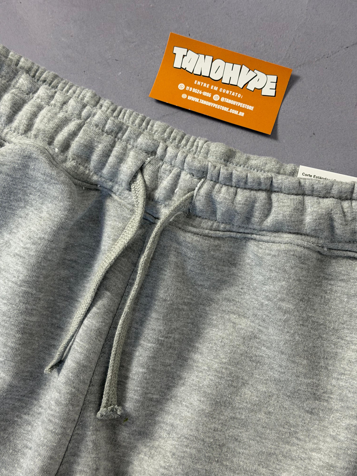 Shorts Moletom Nike Sportswear - Cinza
