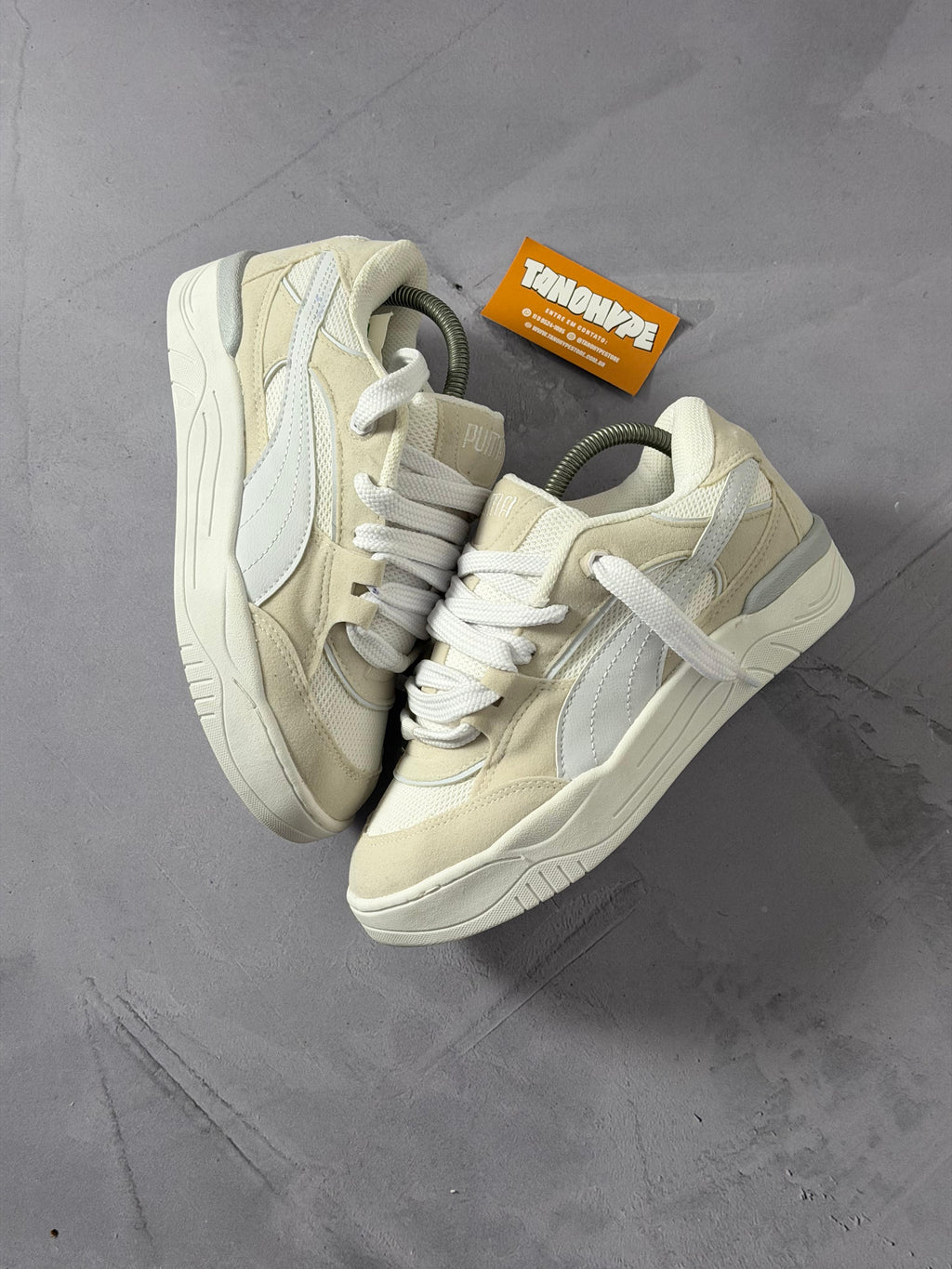 Tênis Puma 180 - Branco Bege