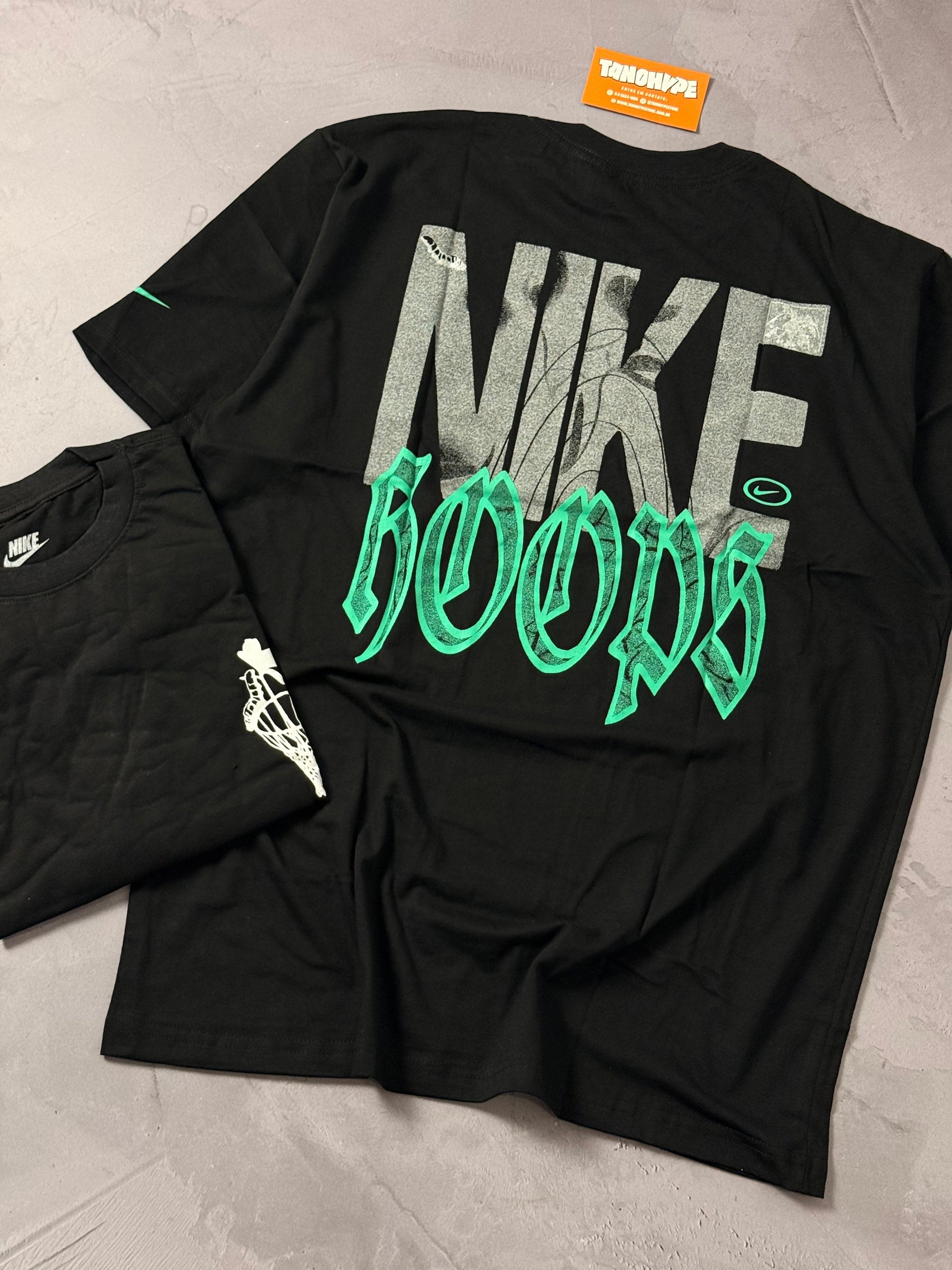 Camiseta Nike Hoops - Preta