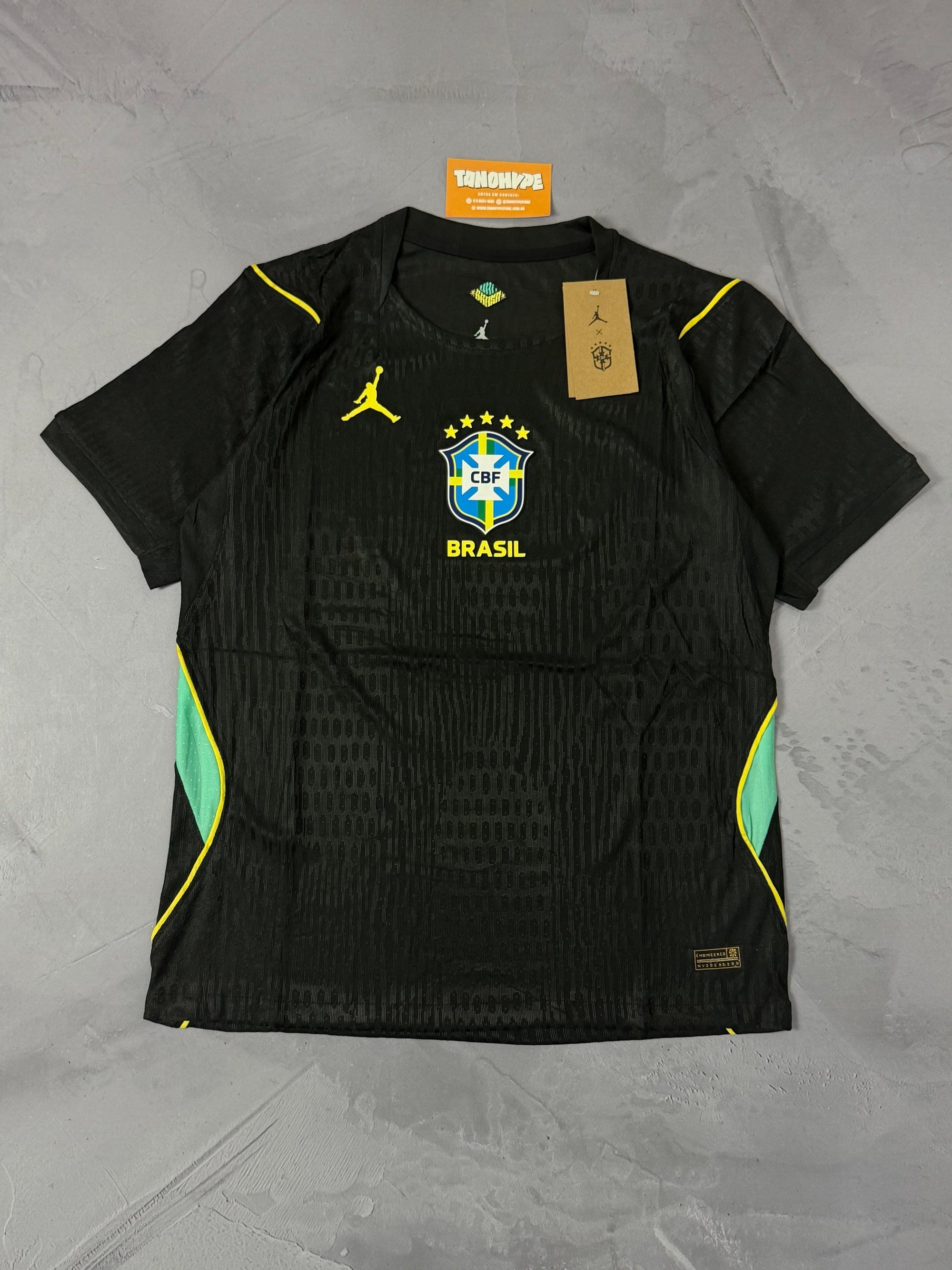 Camisa Seleção BRA 2026 JOGADOR PRETA