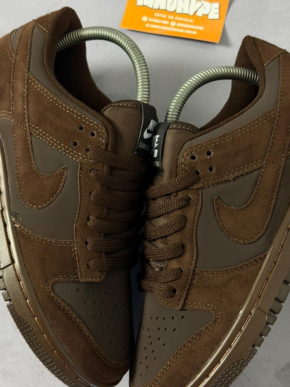 Tênis Nike Dunk - Marrom Camurça
