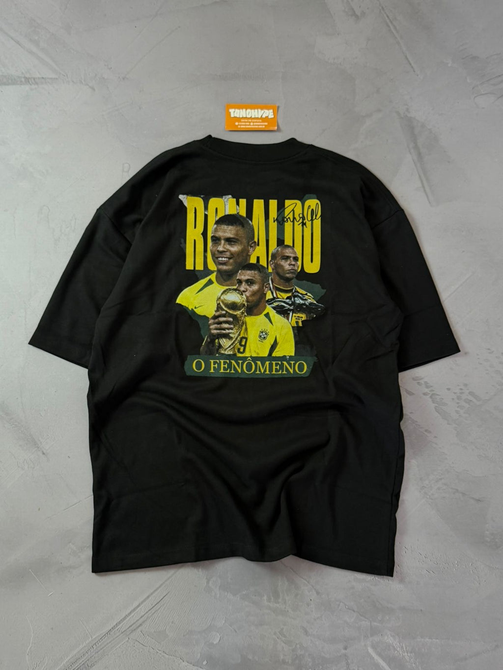 Camiseta Oversized R9 - Preto