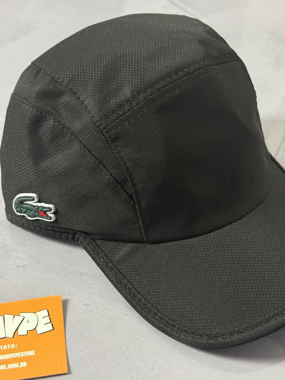 Boné Lacoste Five Panel - All Black