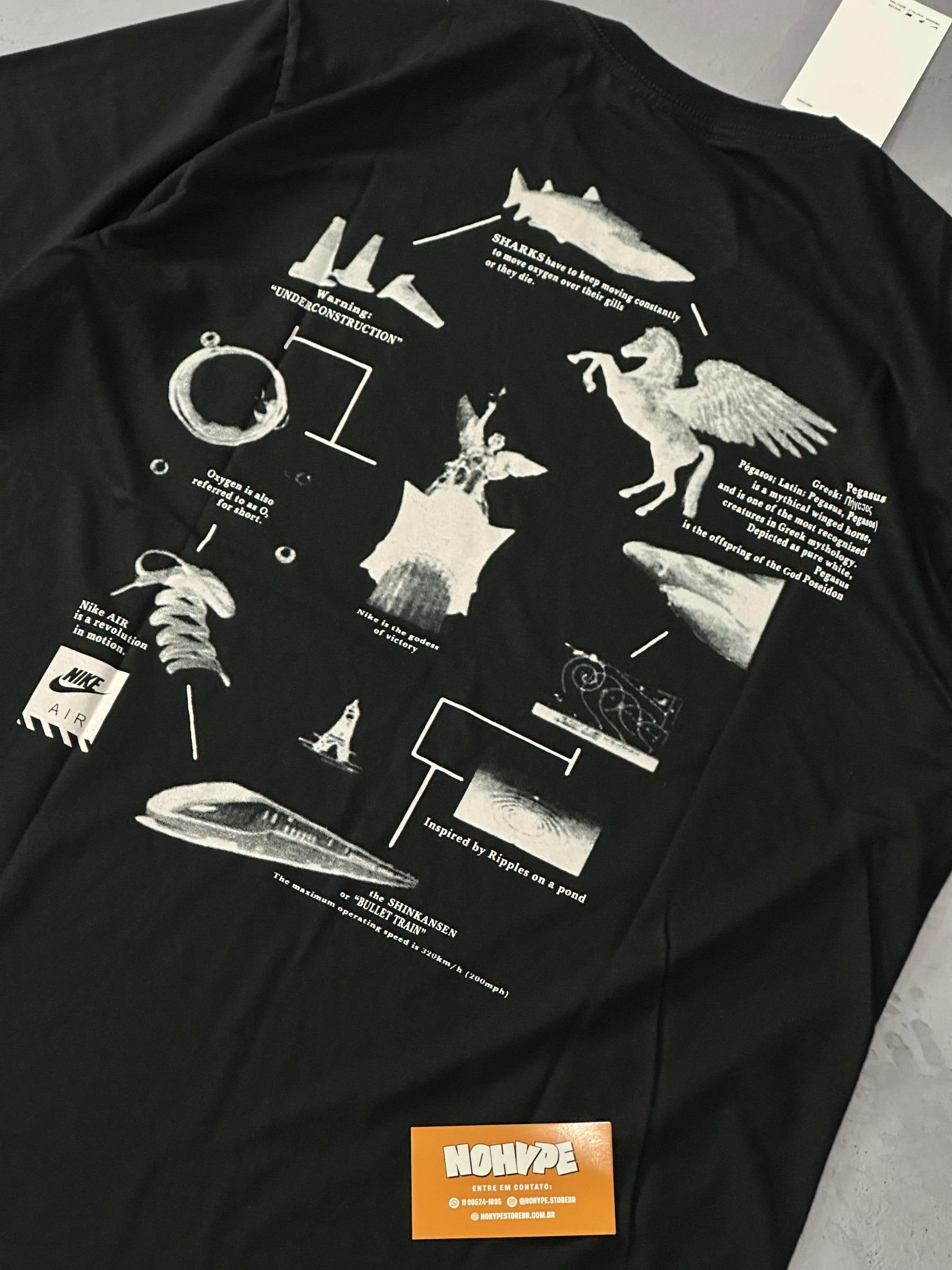 Camiseta Nike Air Pegasus - Preto