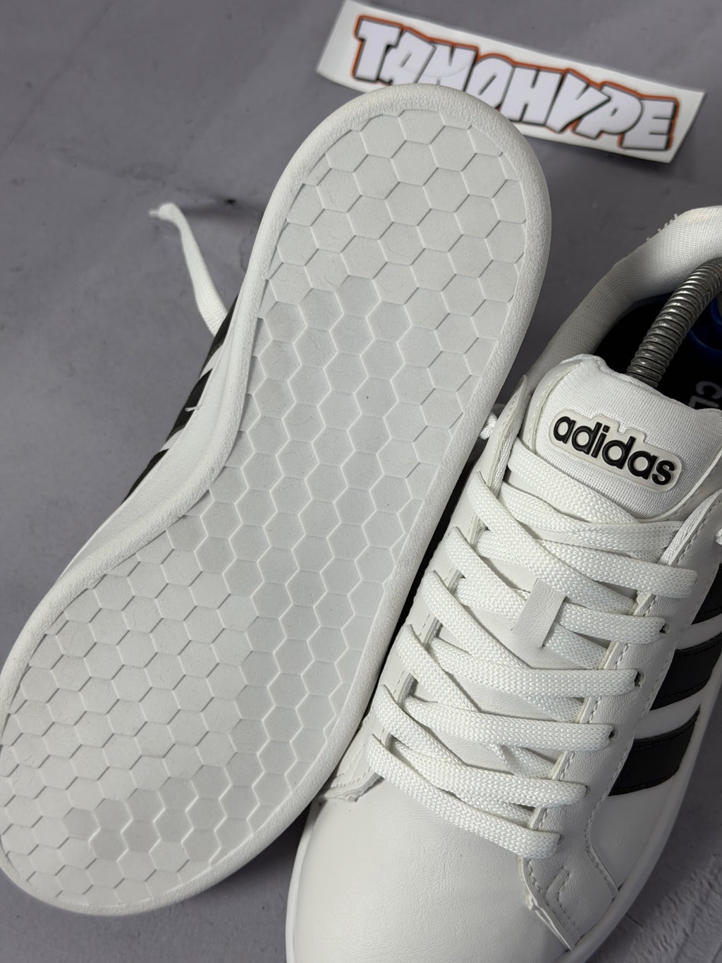 Tênis Adidas Grande Court - Branco/Preto