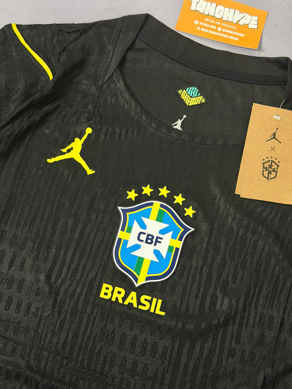 Camisa Seleção BRA 2026 JOGADOR PRETA