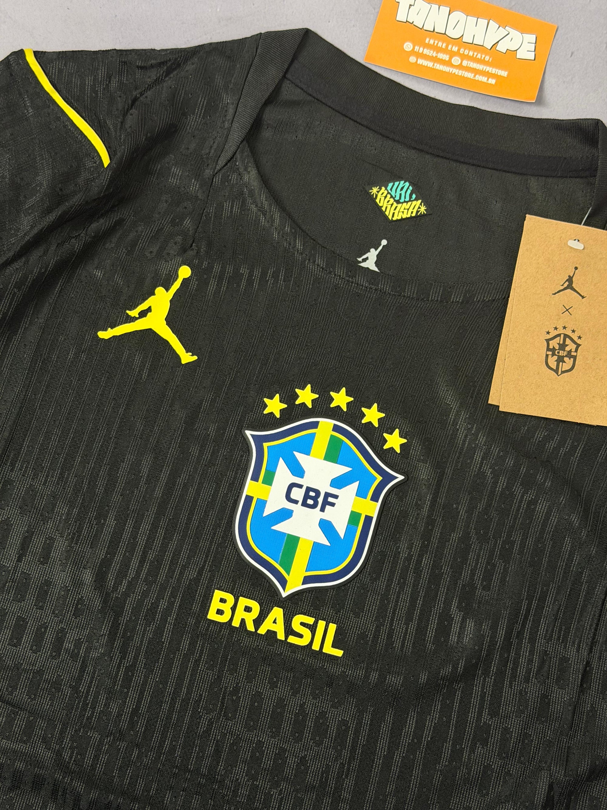 Camisa Seleção BRA 2026 JOGADOR PRETA